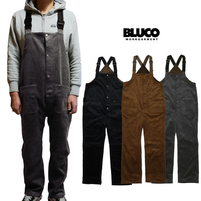 BLUCO ブルコ ワームオーバーオール コーデュロイ 135-43-151 BLUCO WORK GARMENT デッキパンツ 1036