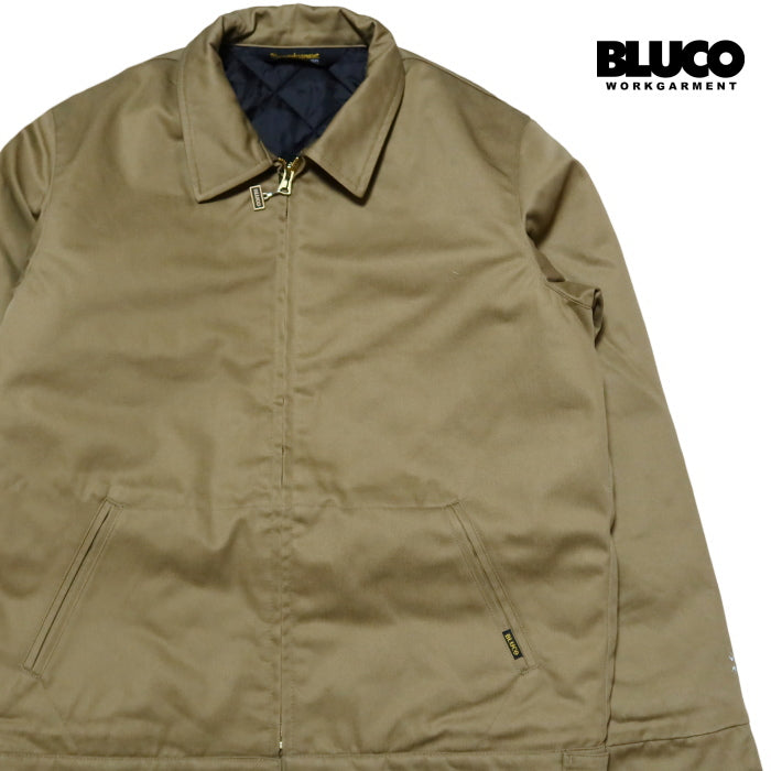 BLUCO WORK GARMENT BLUCO Quilted Work Jacket TC Fabric BLUCO 135-31-012 Khaki