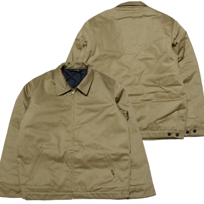 BLUCO WORK GARMENT BLUCO Quilted Work Jacket TC Fabric BLUCO 135-31-012 Khaki