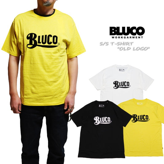 BLUCO ブルコ Tシャツ OLD LOGO ロゴプリント メンズ 半袖 143-22-002