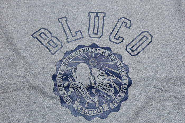 BLUCO ブルコ ヘビーパイルスウェットシャツ カレッジ メンズ グレー 145-13-012 BLUCO WORK GARMENT