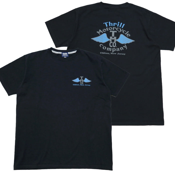 Pherrow's フェローズ Tシャツ Thrill Motorcycle 半袖 24S-PT16