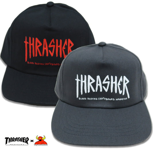 THRASHER×ToyMachine スラッシャー トイマシーン キャップ コラボレーション "SCRATCH" 帽子 インポート 3131470