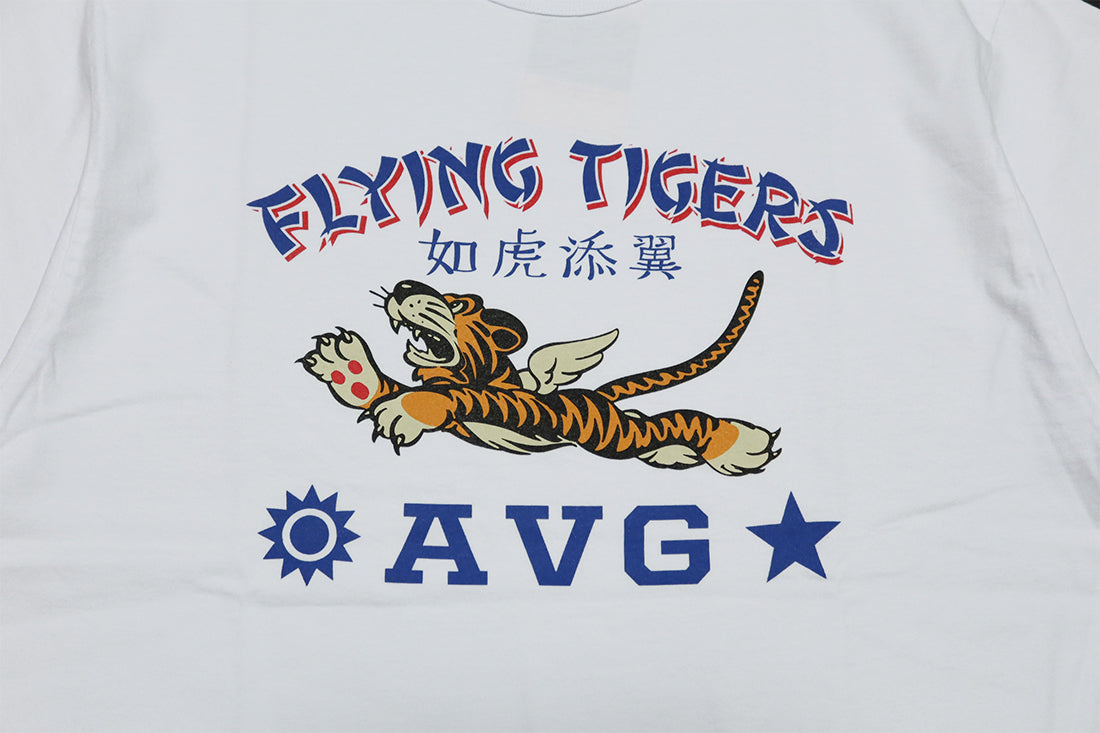 Buzz Rickson's "FLYING TIGERS" T-shirt, military, BR79434, made in the USA