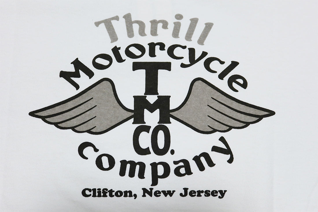 Pherrow's フェローズ Tシャツ Thrill Motorcycle 半袖 24S-PT16