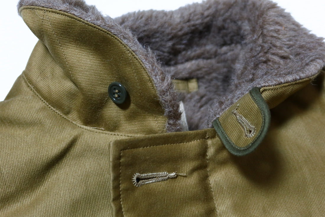 BuzzRickson's N-1 Deck Jacket Alpaca Wool Khaki "NAVY DEPARTMENT DEMOTEX-ED" BR15345 Made in Japan