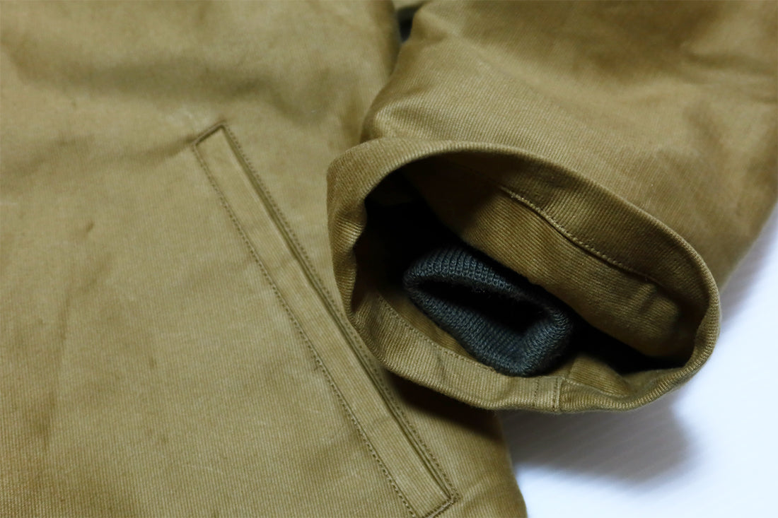 BuzzRickson's N-1 Deck Jacket Alpaca Wool Khaki "NAVY DEPARTMENT DEMOTEX-ED" BR15345 Made in Japan