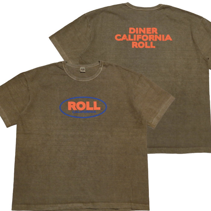 BARNS OUTFITTERS "ROLL CALIFORNIA" Pigment Dye T-Shirt for Men Made in Japan BR-24301