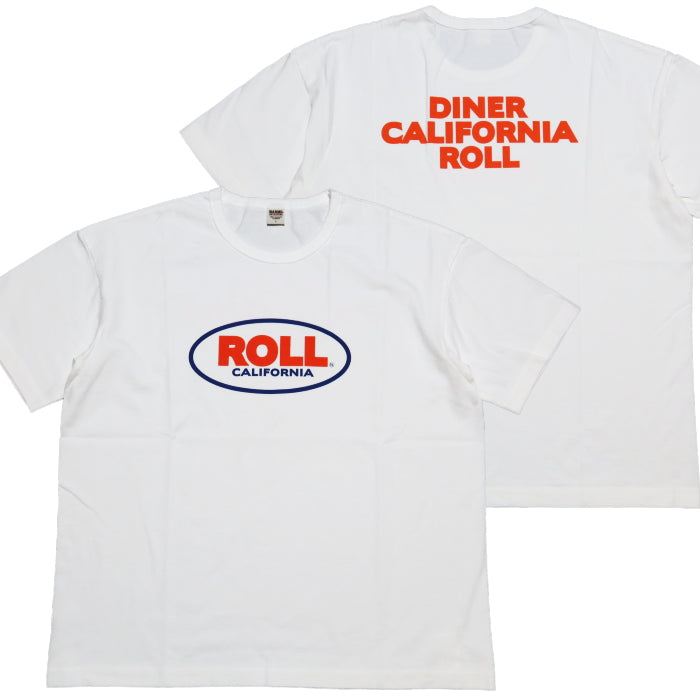 BARNS OUTFITTERS "ROLL CALIFORNIA" Pigment Dye T-Shirt for Men Made in Japan BR-24301