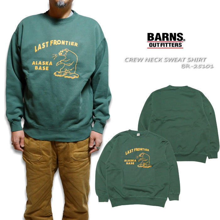 BARNS OUTFITTERS Sweatshirt Super Heavyweight "ALASKA BASE" BR-25101