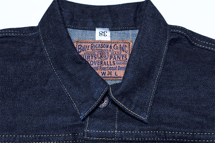 BuzzRickson's Denim Jacket Made in Japan WORLD WARII DENIM BLOUSE World War II Model BR16041