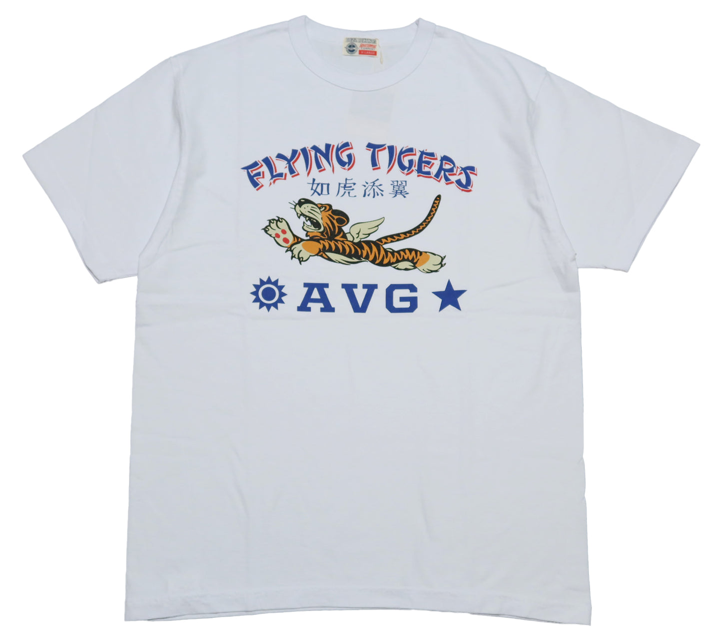 Buzz Rickson's "FLYING TIGERS" T-shirt, military, BR79434, made in the USA