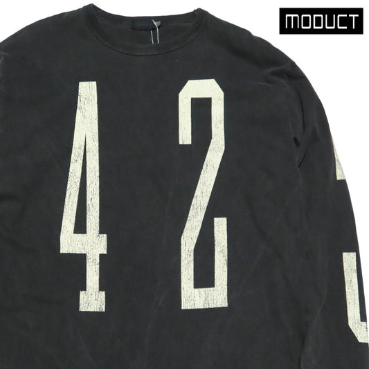 MODUCT モダクト 長袖Tシャツ UNLUCKY NUMBER ピグメントダイ ナンバリング 東洋エンタープライズ MO69340 アメリカ製