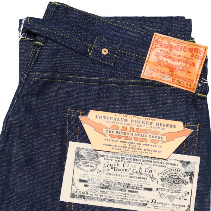 SUGAR CANE Jeans 1942 Model Non-Wash 14.25oz Super "Denim" Collectibles SC49005 Made in Japan