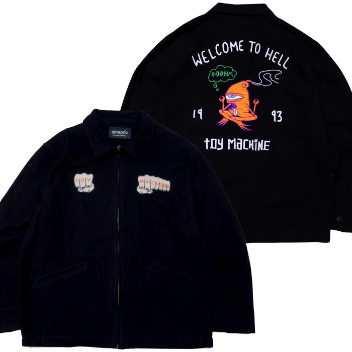 ToyMachine トイマシーン ワークジャケット"WELCOME TO HELL" スーベニアジャケット TMPFJK16