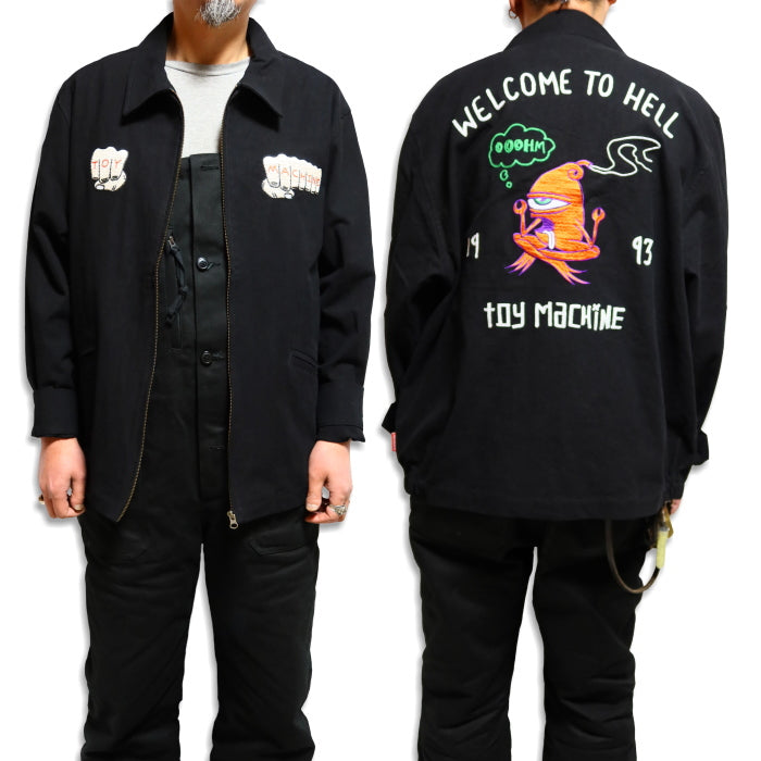 ToyMachine トイマシーン ワークジャケット"WELCOME TO HELL" スーベニアジャケット TMPFJK16