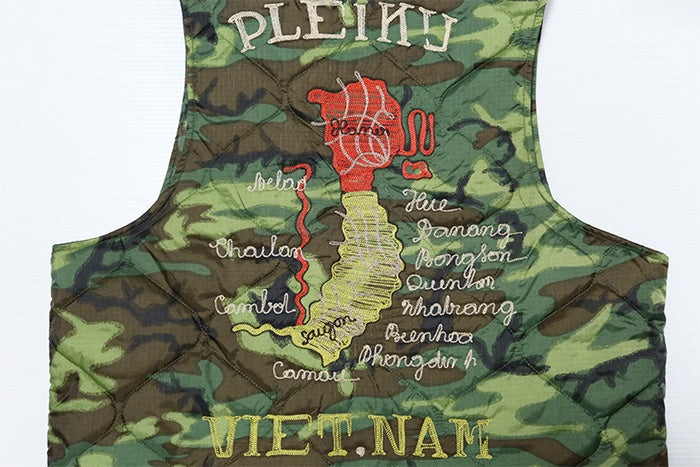 TAILOR TOYO Vietnam Liner Vest "PLEIKU" TT15634 Camouflage Men's