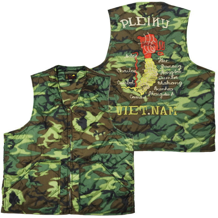 TAILOR TOYO Vietnam Liner Vest "PLEIKU" TT15634 Camouflage Men's